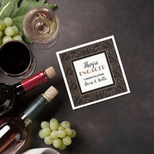 Klasse! Servietten der Teilnehmer