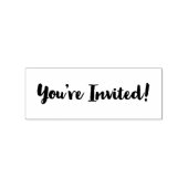 Klasse Sie sind eingeladen! Gummistempel (Prägung)