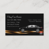 Klasse Taxi Auto Service Visitenkarte (Vorderseite)