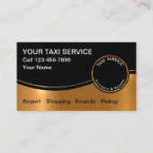 Klasse Taxi Fahrerkarten Visitenkarte (Vorderseite)