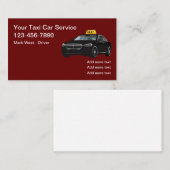 Klasse Taxi Visitenkarten Visitenkarte (Vorne/Hinten)