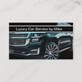 Klasse Uber Driver Thema Transport Visitenkarte (Vorderseite)