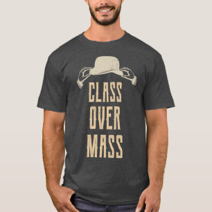 Klasse über Masse Vintag Gentlemen Bowler Hat T-Shirt