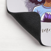 Klasse und Elegant Afro Frau Mousepad (Ecke)