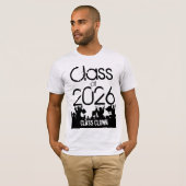 Klasse und Klasse Clown Abschluss T - Shirt (Vorne ganz)
