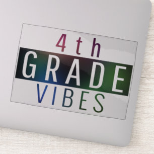 Klasse vibes back to school Aufkleber