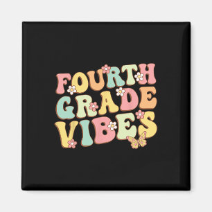 Klasse Vibes Hallo Team 4. Klasse Lehrer Kinder Re Magnet