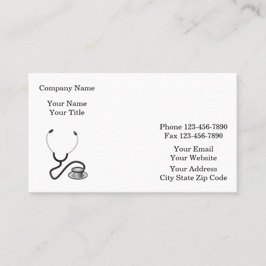 Klasse Visitenkarte (Vorderseite)