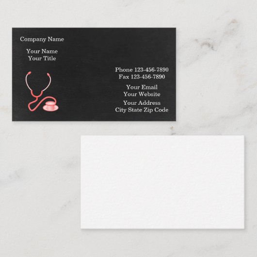 Klasse Visitenkarte (Vorne/Hinten)