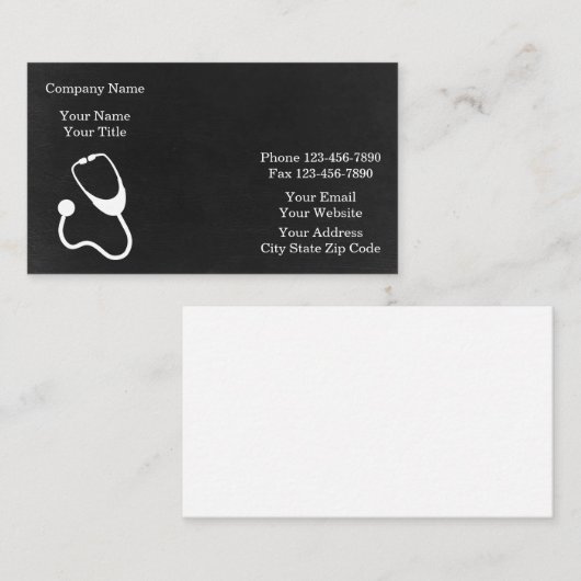 Klasse Visitenkarte (Vorne/Hinten)