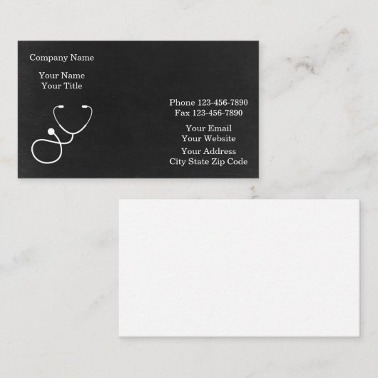 Klasse Visitenkarte (Vorne/Hinten)