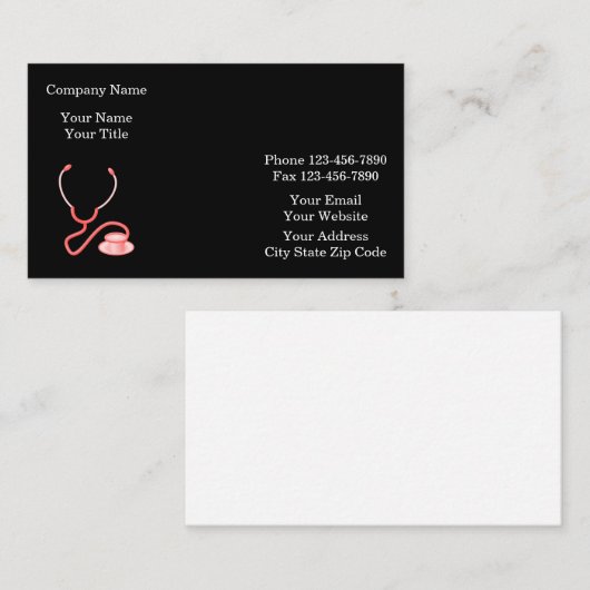 Klasse Visitenkarte (Vorne/Hinten)