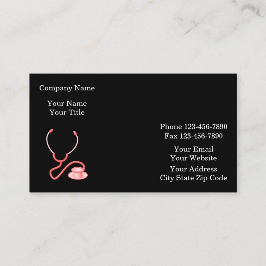 Klasse Visitenkarte (Vorderseite)