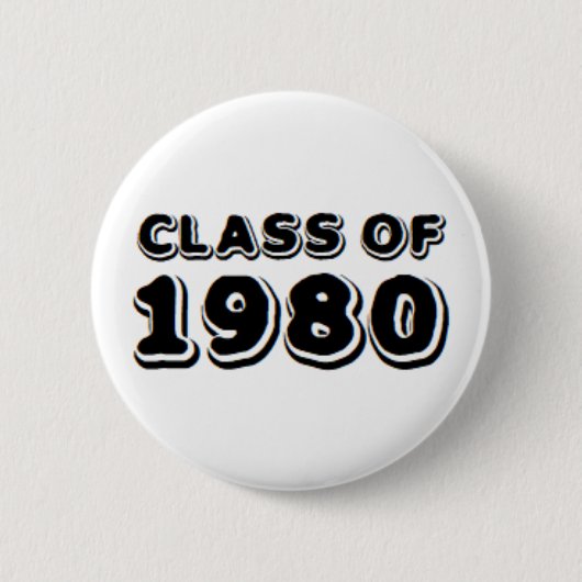 Klasse von 1980 button (Vorderseite)