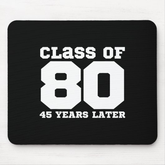 Klasse von 1980 mousepad (Vorne)