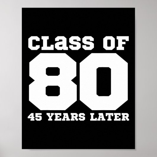 Klasse von 1980 poster (Vorne)