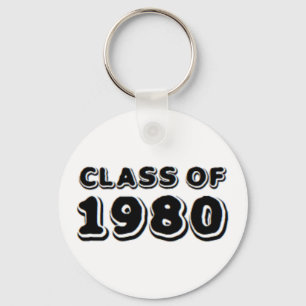 Klasse von 1980 schlüsselanhänger