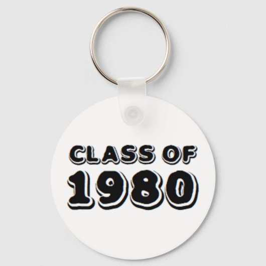 Klasse von 1980 schlüsselanhänger (Vorderseite)