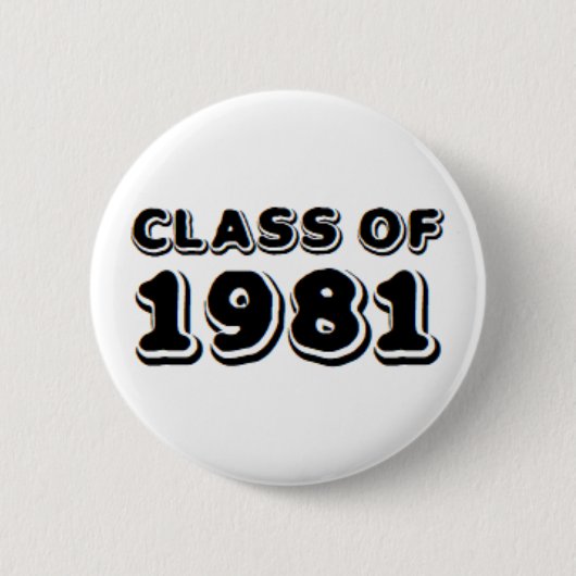 Klasse von 1981 button (Vorderseite)