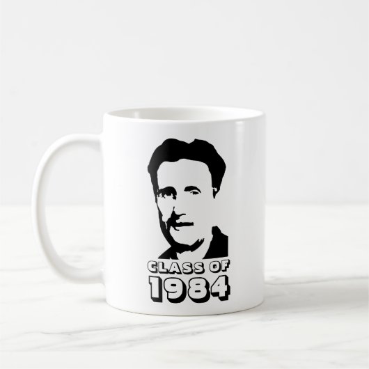 Klasse von 1984 (George Orwell) Kaffeetasse (Links)