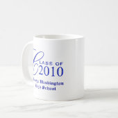 Klasse von 2010 - personalisierte kaffeetasse (Vorderseite Links)