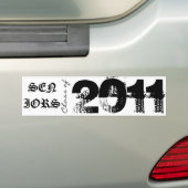 Klasse von, 2011, SENIOREN Autoaufkleber (Auf Auto)