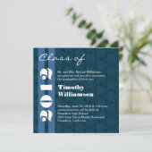 Klasse von 2012 Blau und Weiß: jedes Jahr Ankündigung (Stehend Vorderseite)