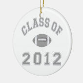 Klasse von 2012 Fußball - Grau 2 Keramikornament (Links)