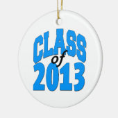 Klasse von 2013 (Blau) Keramikornament (Links)