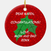Klasse von 2013 BSN Keramik Ornament (Hinten)