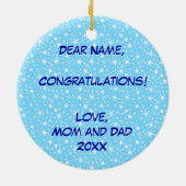 Klasse von 2013 BSN Keramik Ornament (Hinten)
