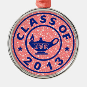 Klasse von 2013 BSN Ornament Aus Metall