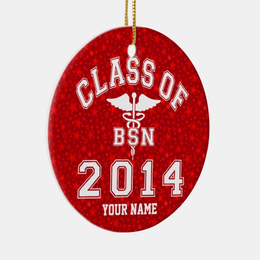 Klasse von 2014 BSN Keramik Ornament (Rechts)