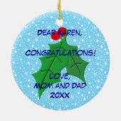 Klasse von 2014 BSN Keramikornament (Hinten)