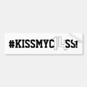 KLASSE VON 2014 "#KISSMYC14SS" AUTOAUFKLEBER! AUTOAUFKLEBER
