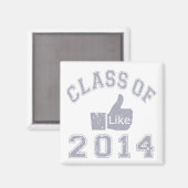 Klasse von 2014 nach oben magnet (Vorderseite/Rückseite)