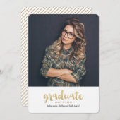 KLASSE VON 2015 ABSCHLUSS Abschluss Ankündigung (Vorne/Hinten)