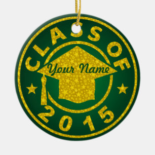 Klasse von 2015 keramik ornament