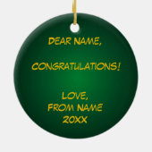 Klasse von 2015 keramik ornament (Hinten)