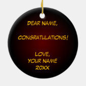 Klasse von 2016 BSN Keramikornament (Hinten)