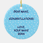 Klasse von 2016 BSN Keramikornament (Hinten)