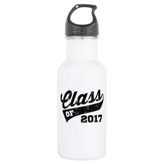 Klasse von 2017 edelstahlflasche (Vorderseite)