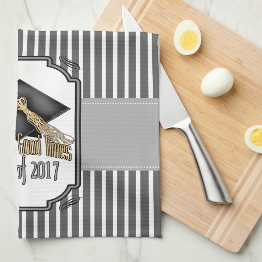 Klasse von 2017 feiern gutes geschirrtuch (Viertel Falte)