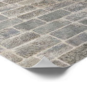 Klasse von 2018 Grauziegel "Auf meiner Mauer schre Poster (Ecke)