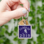 Klasse von 2019 Hockey - Grau 2 Schlüsselanhänger (Hand)