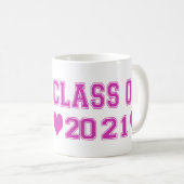 Klasse von 2021 Cups Kaffeetasse (VorderseiteRechts)