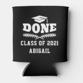 Klasse von 2021 Geschrieben maßgeschneidert Dosenkühler (Vorderseite)