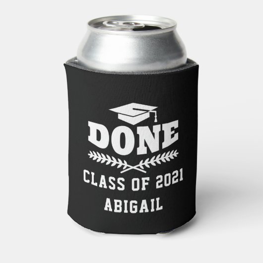 Klasse von 2021 Geschrieben maßgeschneidert Dosenkühler (Kanne Rückseite)