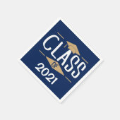 Klasse von 2021 Napkins Serviette (Ecke)