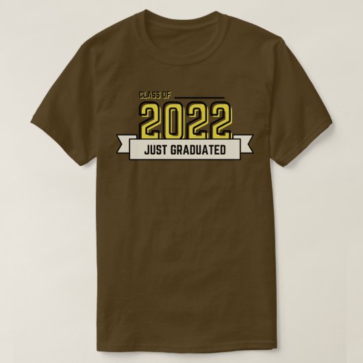 KLASSE VON 2022 EINFACH ABGEBILDET T-Shirt (Design vorne)